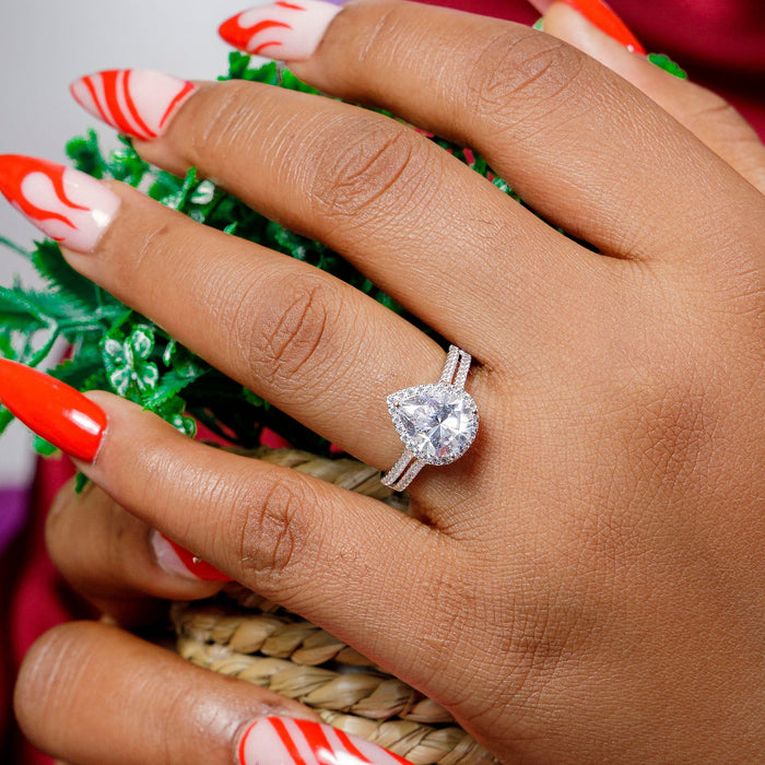 Silver Engagement Ring