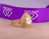 Eno Pear 18Karat Yellow Gold Engagement Ring