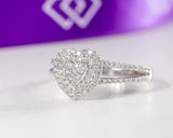 White Gold Diamond Engagement Ring