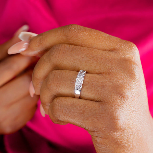 Darlene Sterling Silver Wedding Band/ Ghana