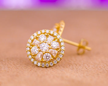 Eleora 10Karat Yellow Gold Moissanite Earring