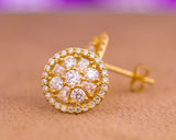 Eleora 10Karat Yellow Gold Moissanite Earring