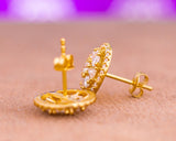 Eleora 10Karat Yellow Gold Moissanite Earring