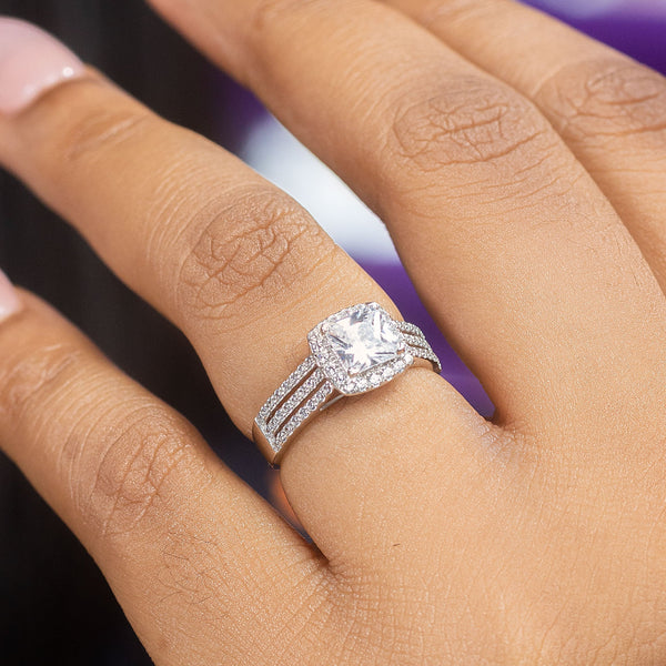 White Gold Engagement Ring