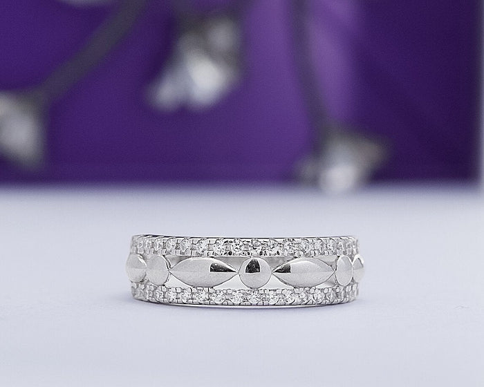 Sterling Silver Wedding Band, Wedding Ring