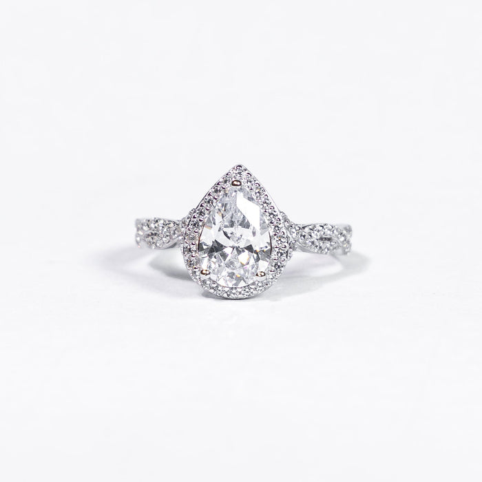 Silver Engagement Ring