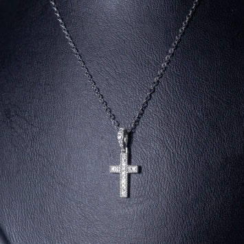 Nadia 1.5mm 10Karat White Gold Moissanite Necklace
