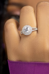 Sterling Silver Engagement Ring