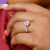 Sterling Silver Engagement Ring