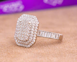 Solana 18Karat White Gold Diamond Engagement Ring