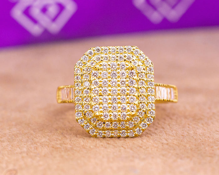 Solana 18Karat Yellow Gold Diamond Engagement Ring