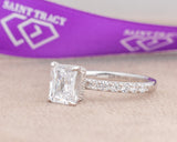 Sylvia Sterling Silver Engagement Ring