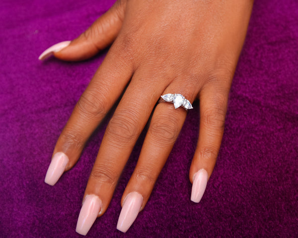 18Karat Gold Engagement Ring, Proposal Ring, Wedding Ring