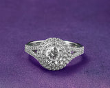 Sterling Silver Engagement Ring