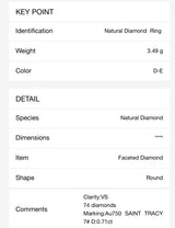 Kim 18Karat Yellow Gold VS Diamond Engagement Ring