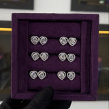 Maria Moissanite Sterling Silver Earring