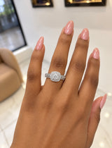 Brit Sterling Silver Engagement Ring