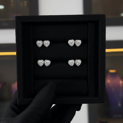 Livia Moissanite Sterling Silver Earring