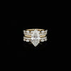 Willow Marquise 10Karat Yellow Gold Moissanite 2 in 1 Ring