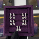 Peggy Moissanite Sterling Silver Earring