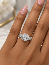 Brit Sterling Silver Engagement Ring