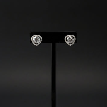 Maria Moissanite Sterling Silver Earring