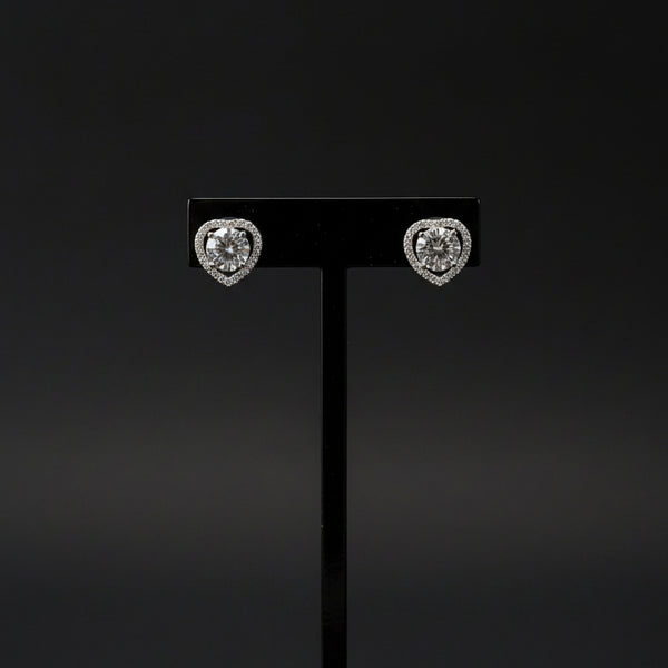 Maria Moissanite Sterling Silver Earring