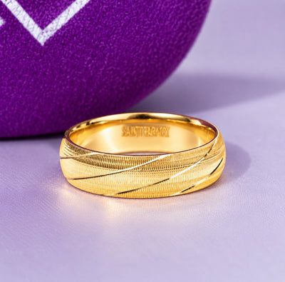 Rick 10Karat Yellow Gold Wedding Band