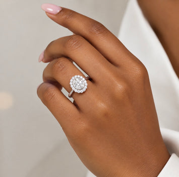 Nneka Sterling Silver Engagement Ring