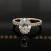 Joella Oval 10Karat Yellow Gold Moissanite Engagement Ring