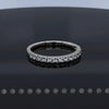 Brie 10Karat White Gold Moissanite Wedding Band