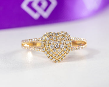 Yellow Gold Diamond Engagement Ring