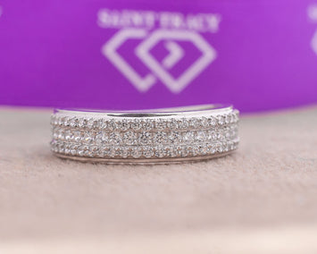 Beverly 18Karat White Gold Wedding Band