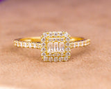 Brenda Cushion 18Karat Yellow Gold Engagement Ring