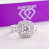 Brit Sterling Silver Engagement Ring
