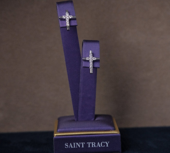 Moissanite Silver Earring