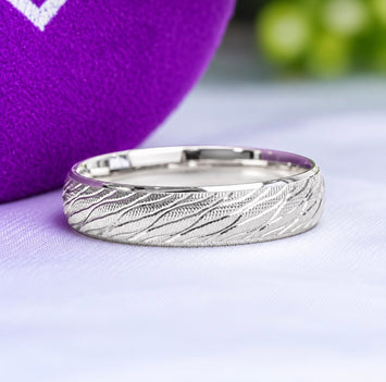Graham 18Karat White Gold Wedding Band