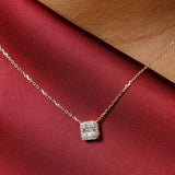Dahlia 18Karat Yellow Gold Diamond Necklace