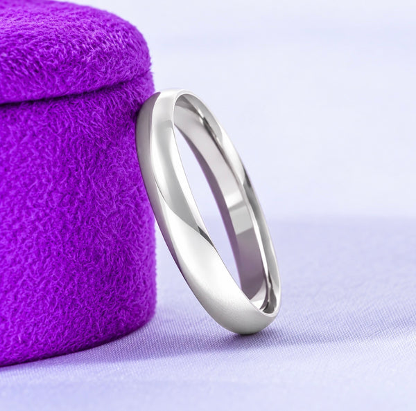 Theo 10Karat White Gold Wedding Band