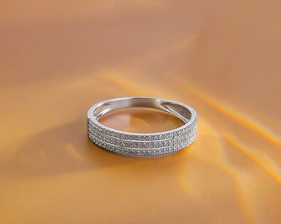 White Gold Wedding Band