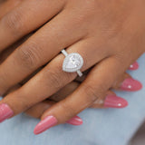 Sterling Silver Engagement Ring