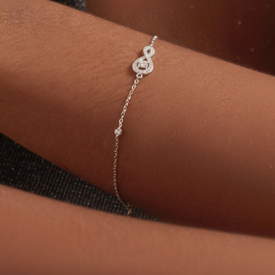 Doris Moissanite Sterling Silver Bracelet