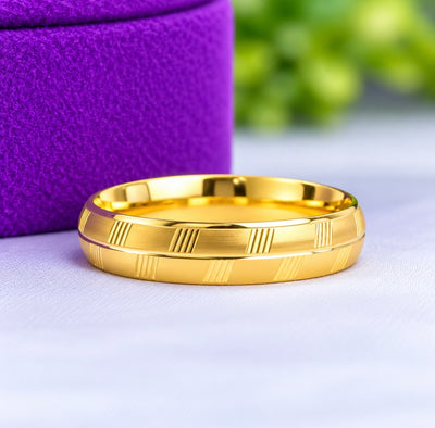 Julian 10Karat Yellow Gold Wedding Band