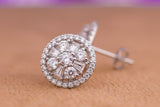 Eleora 10Karat White Gold Moissanite Earring