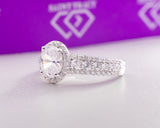 Eliana Sterling Silver Engagement Ring