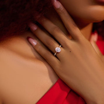 Elena Oval 18Karat Yellow Gold Engagement Ring