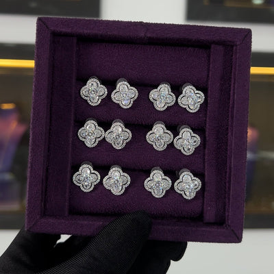 Eden Moissanite Sterling Silver Earring
