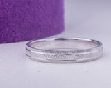 White Gold Wedding Band