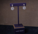 Moissanite Silver Earring