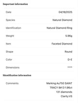 Vera 18Karat Yellow Gold Diamond Engagement Ring